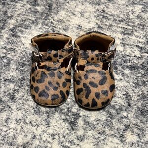Leopard Pattern Moccasins for Kids